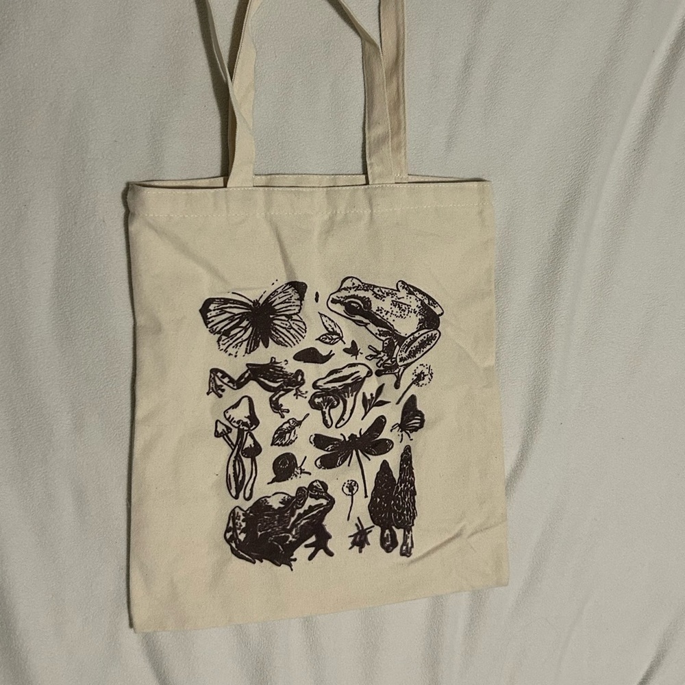 Frog tote bag!